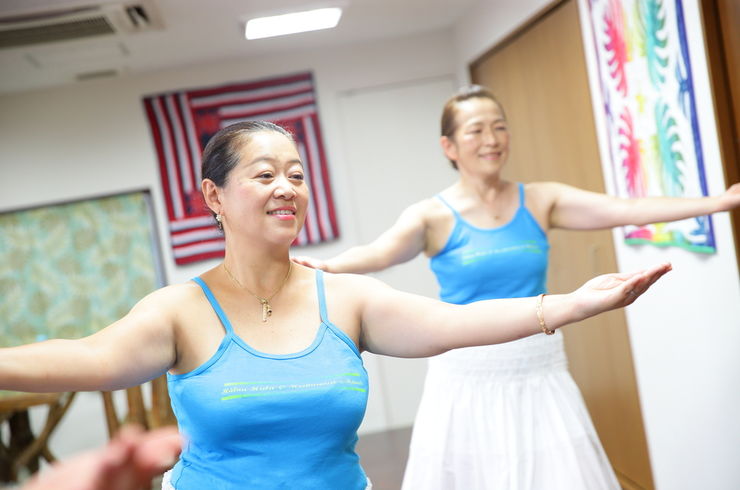 笑顔のシニア女性